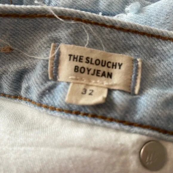 Madewell Blue Straight Leg Jeans with Vintage Appeal - Picture 7 of 15